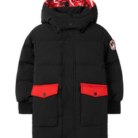 波司登童装2019新款连帽外套中长款迪士尼米奇羽绒服T90142735D