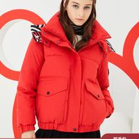 波司登新款米奇合作款IP联名可脱卸帽短款羽绒服女B90142702D