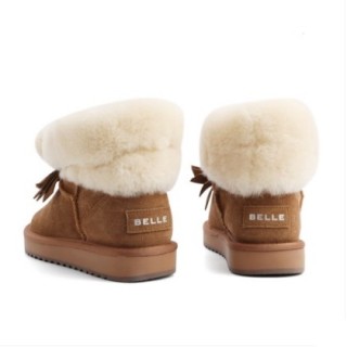 BeLLE 百丽 20591DD0 羊毛休闲保暖雪地靴