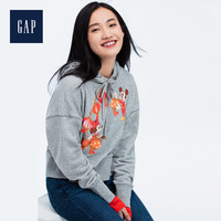 Gap女装时尚套头连帽衫春秋555433 迪士尼联名女士卫衣