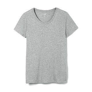 Gap女装夏季修身短袖T恤646444 莫代尔基本款衣服休闲圆领上衣女