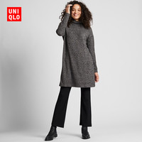 女装 柔软针织摇粒绒连衣裙(长袖) 418319 优衣库UNIQLO