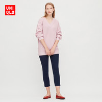 女装 高弹力牛仔紧身七分裤(水洗产品) 424884 优衣库UNIQLO
