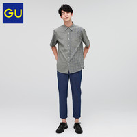 GU极优男装GU DRY松紧牛仔九分裤水洗产品2020新款时尚复古323223