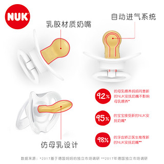 NUK迪士尼乳胶安抚奶嘴小熊维尼系列安抚奶嘴NUK安抚奶嘴0-36个月