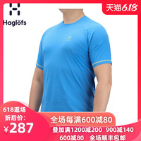 Haglofs火柴棍户外休闲男款圆领多色图案舒适短袖T恤602453 欧版