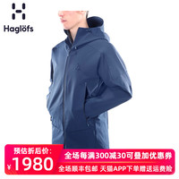 Haglofs火柴棍户外运动男款连帽防拨水加厚软壳夹克603673 亚版