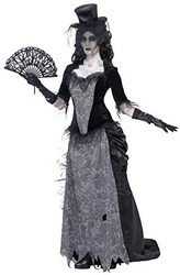 Smiffy's Women's Ghost Town Widow Costume女子幽灵镇黑寡妇服装Cosplay