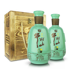 niulanshan牛栏山和之牛浓香型白酒52度500ml2瓶礼盒装