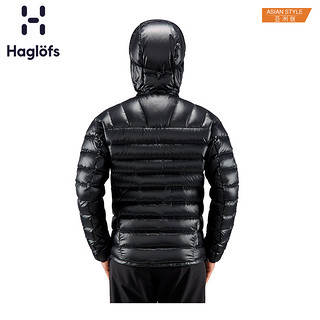 HAGLOFS AGLOO DOWN HOOD MEN 男士户外羽绒衣 604013-2C5 正黑色 S