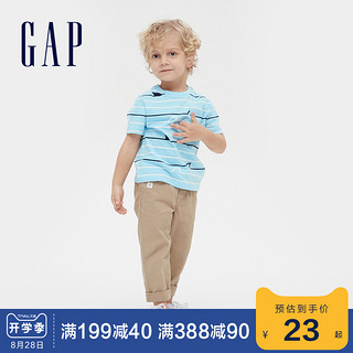 Gap男幼童纯棉短袖T恤夏装584180 2020新款童装可爱印花儿童上衣