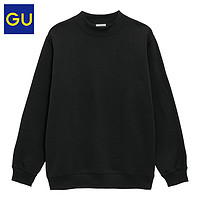 GU 极优 男士棉质纯色半高领卫衣GU326235000