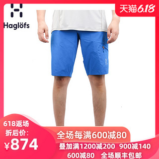 Haglofs火柴棍户外男款舒适徒步登山休闲软壳短裤603107 亚版