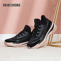 Skechers斯凯奇设计师款套脚懒人鞋网布拼接女士松糕运动鞋69346