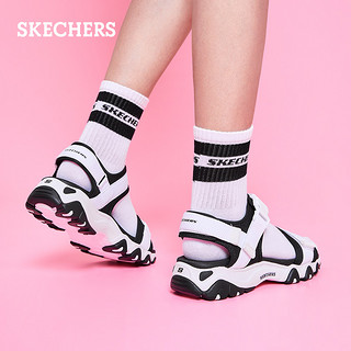 SKECHERS 斯凯奇 夏季女横冲直撞魔术贴沙滩鞋凉鞋88888160