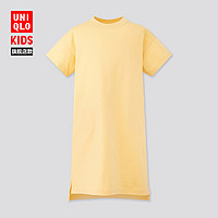 优衣库 童装/女童 休闲T恤式连衣裙(短袖) 423710 UNIQLO