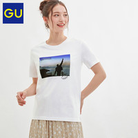 GU极优女装印花T恤短袖QUEEN皇后乐队复古纯棉322543