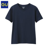 GU极优 女装 彩色T恤(短袖)简约百搭纯色纯棉T恤女 297054