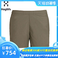 Haglofs火柴棍女款户外休闲登山快干裤夏季运动短裤603575 亚版