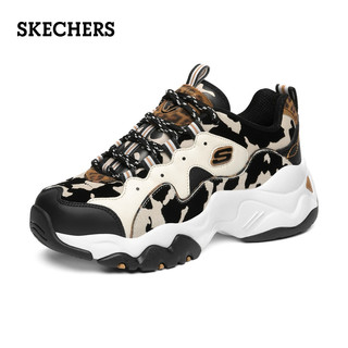 Skechers斯凯奇新款厚底户外老爹鞋熊猫鞋女士休闲运动鞋149097