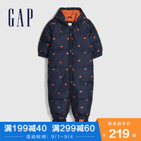 Gap婴儿洋气一体式羽绒服秋冬594689 2020新款包脚连袜宝宝连体服