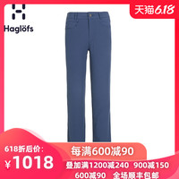 Haglofs火柴棍户外运动女款春秋防拨水弹力休闲软壳裤603714欧版