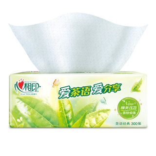 心相印 茶语经典系列 抽纸 3层*100抽*24包(190*152mm)
