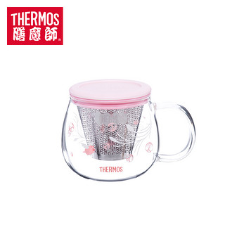 THERMOS 膳魔师 花系列 玻璃杯