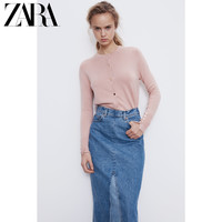 ZARA 新款 女装 纽扣饰基本款针织外套 05646126676