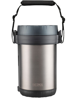 THERMOS 膳魔师 不锈钢保温饭盒便当盒多层便携式大容量保温桶JBG-2000 2L