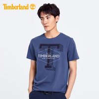 Timberland添柏岚男装夏新款圆领印花短袖T恤|A1W4E