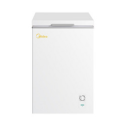 Midea 美的 小冰柜 100升 冷冻一级能效 节能低音 卧式速冻冷柜