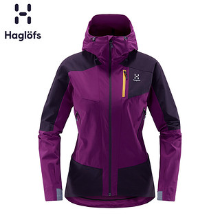 HAGLOFS SKARN HYBRID JACKET WOMEN 软壳衣 603852-1-44Q 淡紫色/巴西莓紫色 S