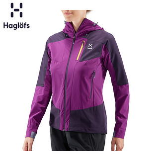 HAGLOFS SKARN HYBRID JACKET WOMEN 软壳衣 603852-1-44Q 淡紫色/巴西莓紫色 S