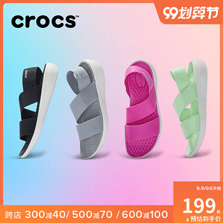 Crocs 卡骆驰 杨幂同款 literide女士休闲凉鞋 206081