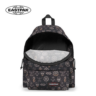 EASTPAK 依斯柏 Padded Pak'r系列男士潮牌印花休闲拉链双肩包EK62078R 黑色