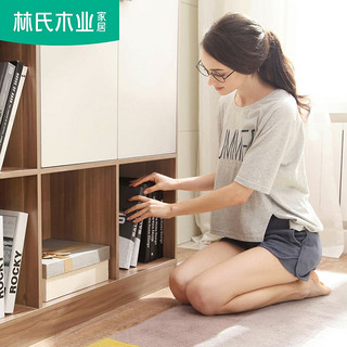 书柜书架简约现代带门格子置物柜子自由组合收纳家具CP3X