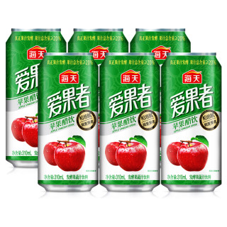 商品海天爱果者苹果醋饮料310ml6罐