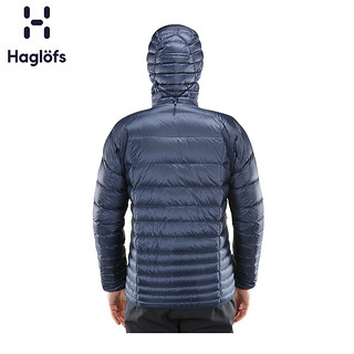 HAGLOFS ESSENS DOWN HOOD MEN 男士户外羽绒衣裤 604095-3PR 湖蓝色/墨水蓝色 M