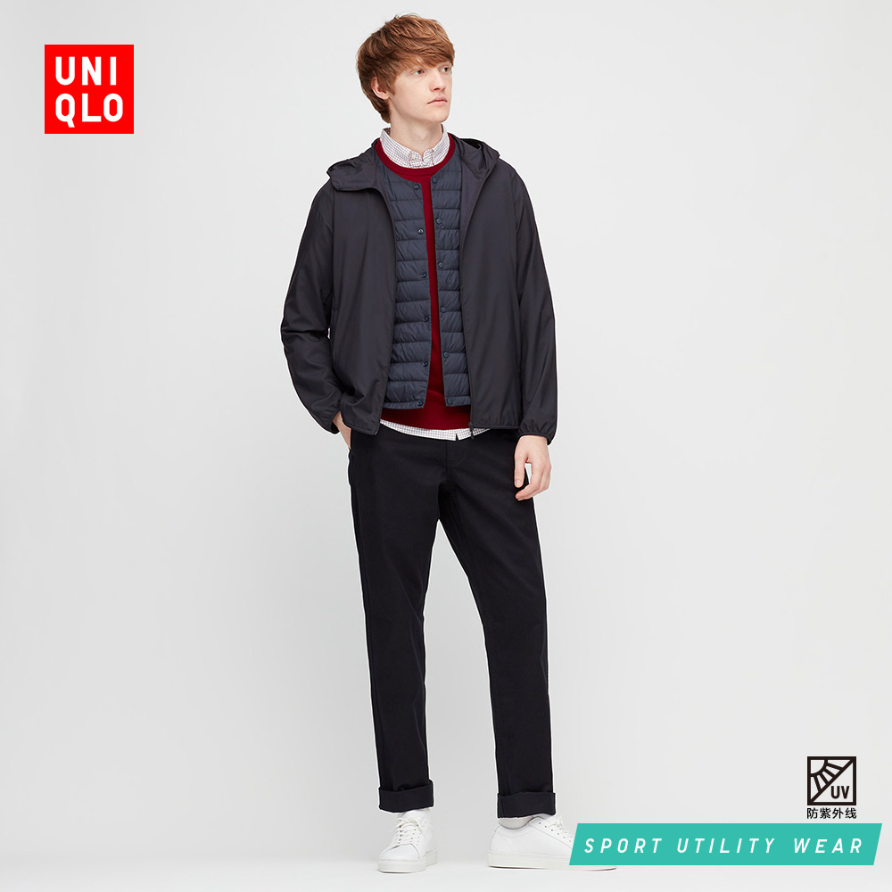 优衣库 男装 便携式防紫外线连帽外套(防晒服) 425418 uniqlo