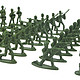 移动专享：衾美 100只静态小士兵人物军事模型