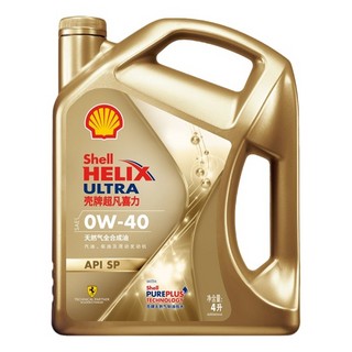 Shell 壳牌 新高效动力 天然气全合成机油 0W-40 SP 4L