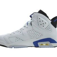 AIR JORDAN 正代系列 Air Jordan 6 男士篮球鞋 384664-705 白蓝色 41
