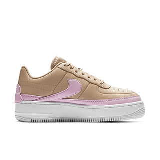 NIKE 耐克 Air Force 1 女士休闲运动鞋 AO1220-202 有机茶色/桃红/白 35.5