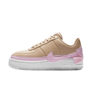 NIKE 耐克 Air Force 1 女士休闲运动鞋 AO1220-202 有机茶色/桃红/白 35.5