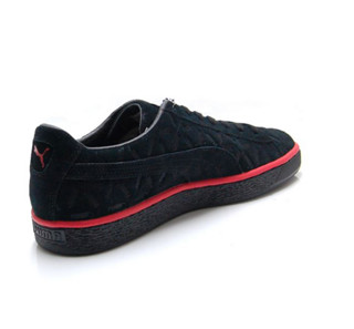 PUMA 彪马 Suede Classic 男士运动板鞋 369219-01 黑红 40.5