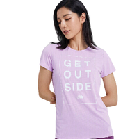 THE NORTH FACE 北面 女士运动T恤 3V94-8VL 紫色