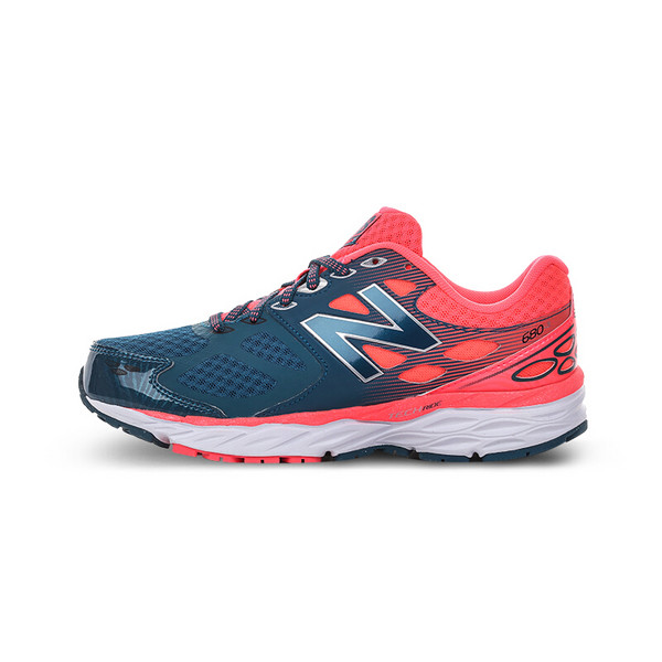 new balance 680系列女士跑鞋W680RG3 蓝/橘粉36【报价价格评测怎么样】 -什么值得买