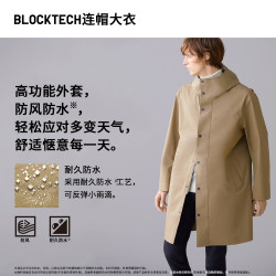 优衣库 优衣库 男装 BLOCKTECH连帽大衣(外套) 431945 UNIQLO