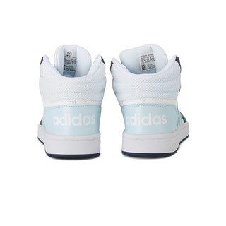 阿迪达斯adidas neo阿迪休闲2020女子HOOPS 2.0 MID篮球休闲鞋G55055